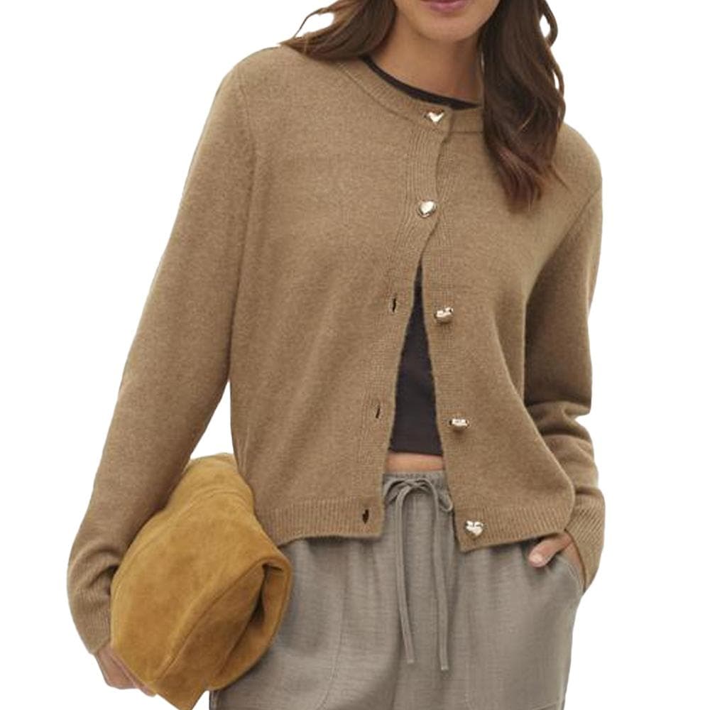 Gilet Marron Femme Vero Moda Fiona 1