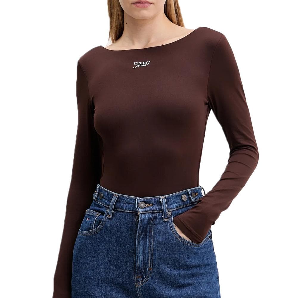 Body Marron Femme Tommy Hilfiger Silver 1