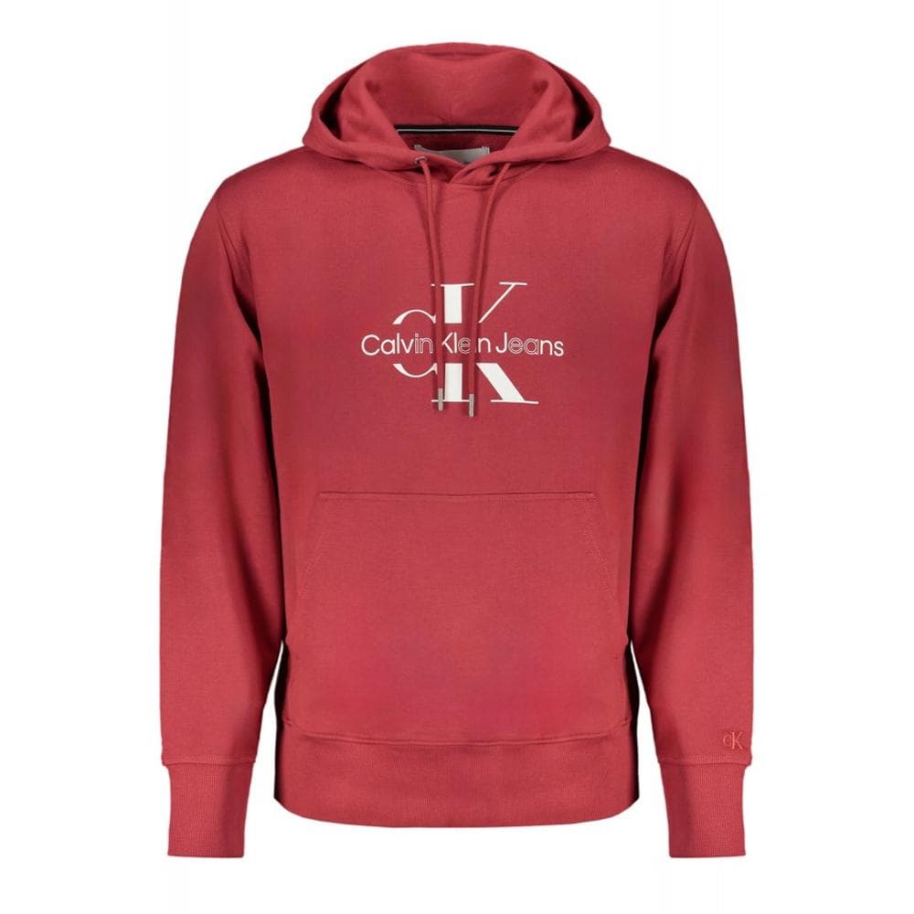 Sweat à capuche Rouge Homme Calvin Klein Jeans Disrupted J30J325429 1