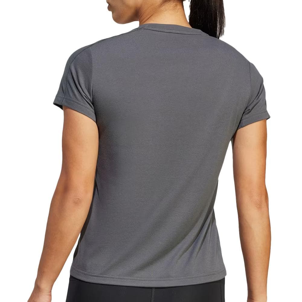 T-Shirt de Sport Gris Femme Adidas Crew 2