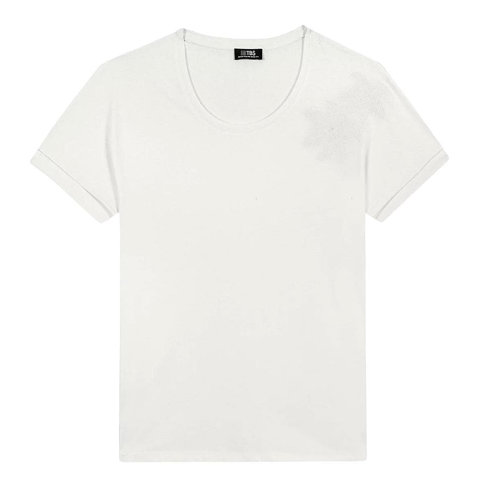 T-Shirt Blanc Femme TBS NADEATEE 1