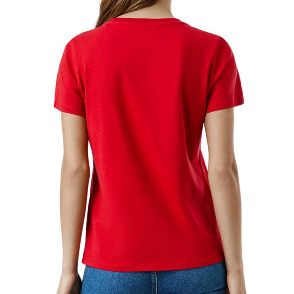 T-Shirt Rouge Femme Pepe jeans Bero 2