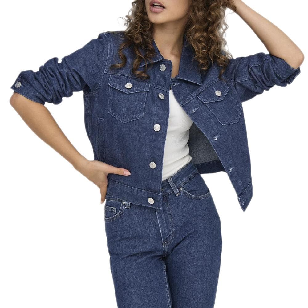 Veste en jean Bleu Foncé Femme Only Rillo 1