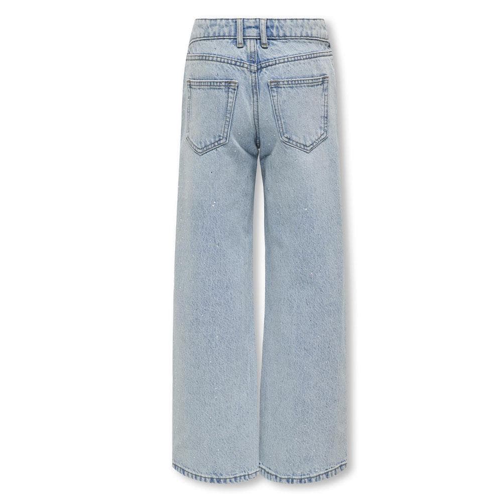 Jean Bleu Strass Fille Kids ONLY Kogcobain 3