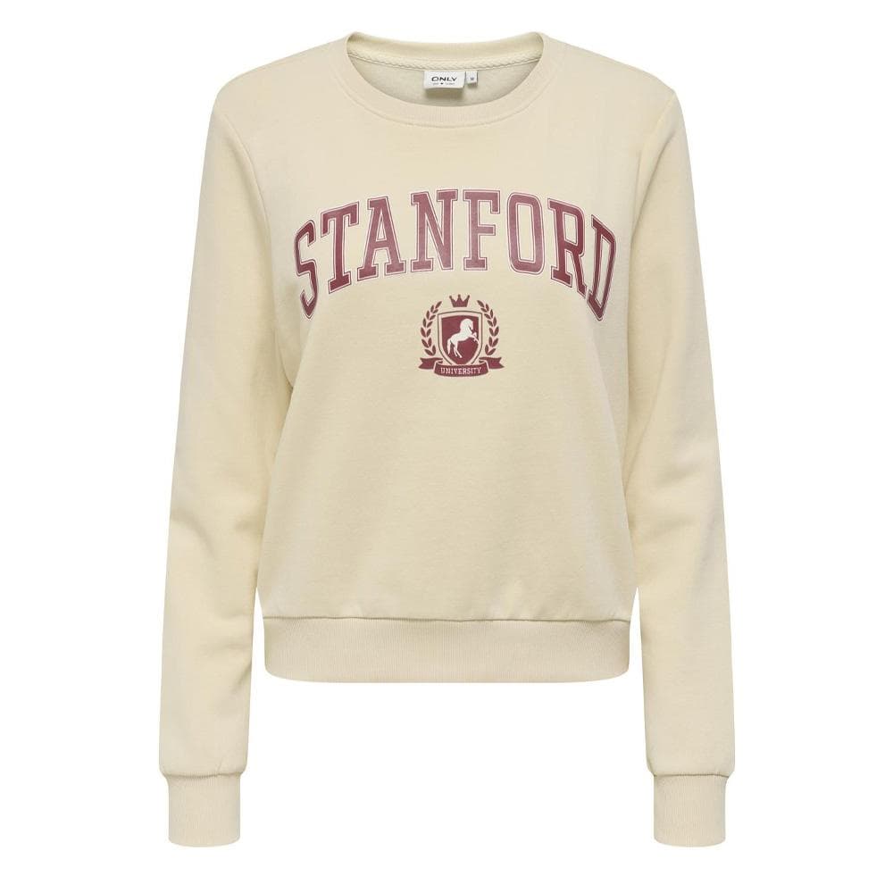 Sweat Beige/Rouge Femme Only Rubi 1