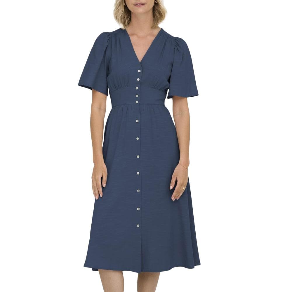 Robe Bleu Femme JDY Nora 2/4 Midi 1