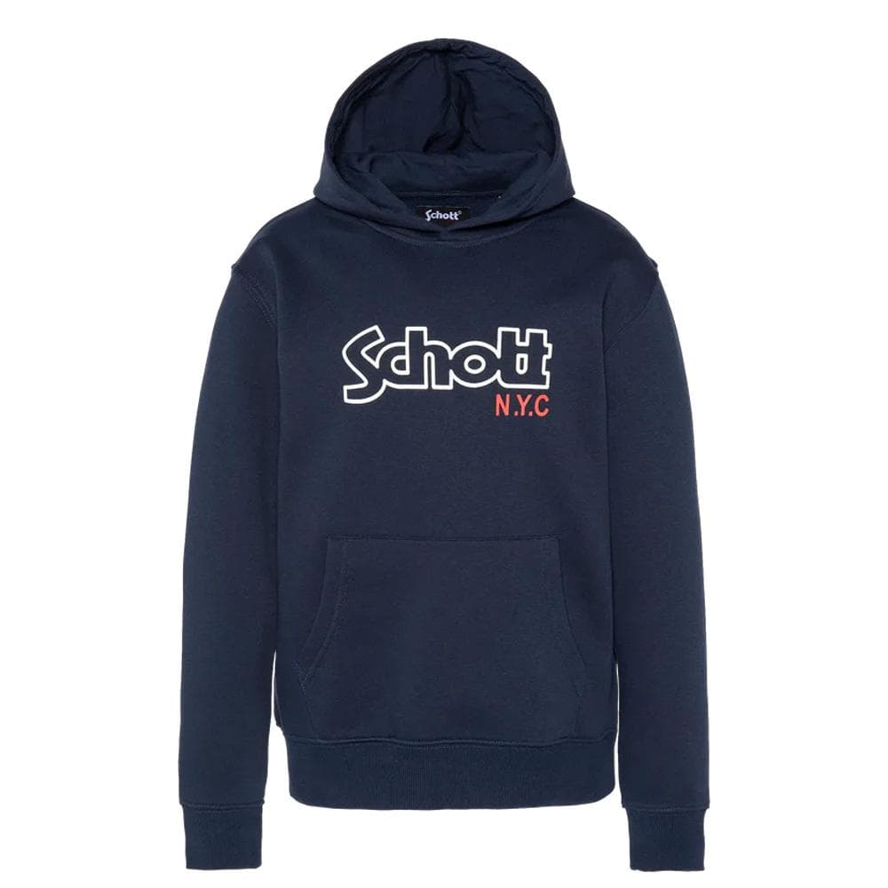Sweat à Capuche Marine Garçon Schott Sidney 1