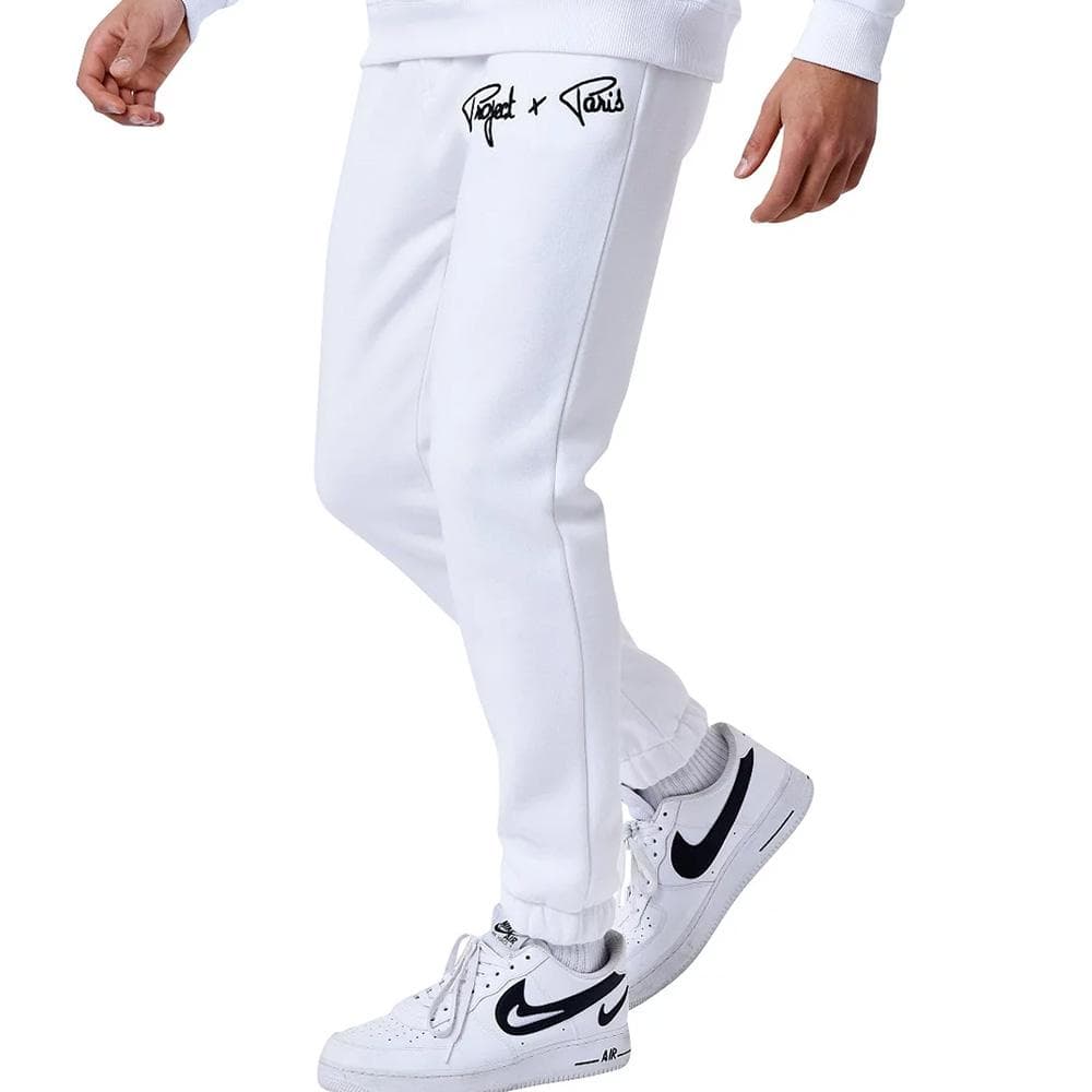 Jogging Blanc/Noir Homme Project X Paris Basic 1