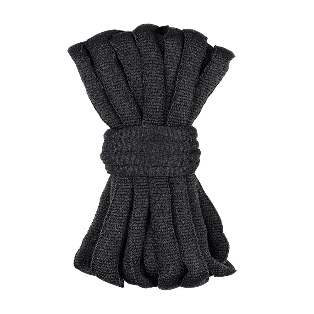 Lacets Ovale Noir Mixte 120cm 1