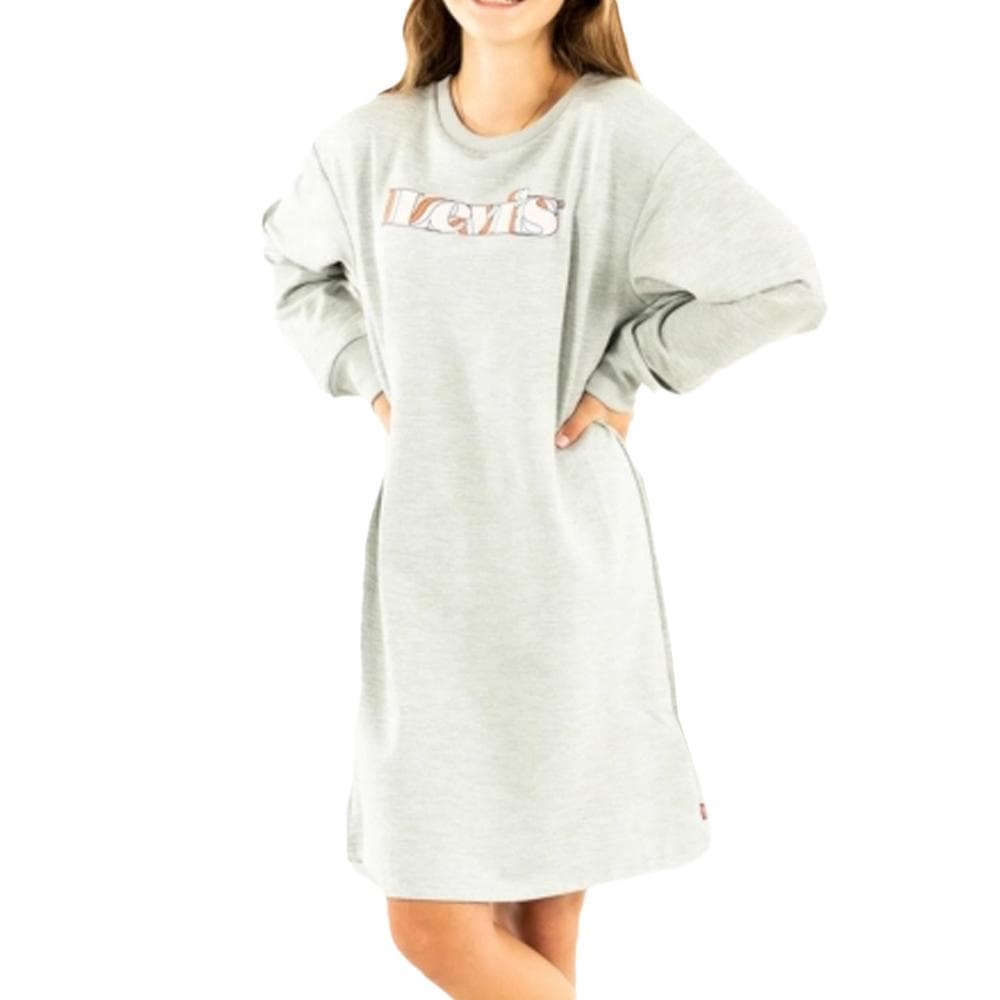 Robe Grise Fille Levi's 4ED735 1