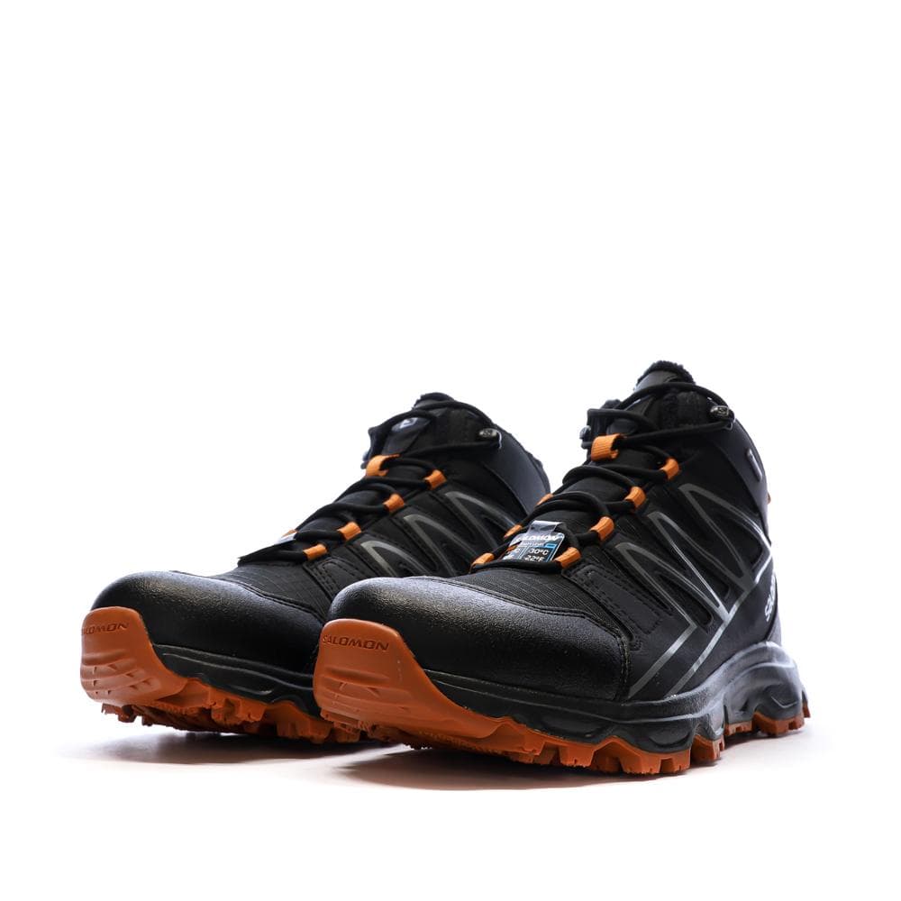 Chaussures de Randonnée Apres Ski Noir/Orange Homme Salomon Shoes Cruzano 3 Mid Gtx 6