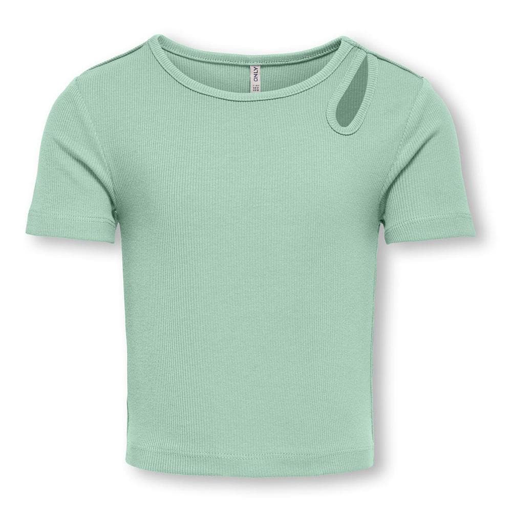T-Shirt Vert Fille Kids ONLY Cutout Top 1