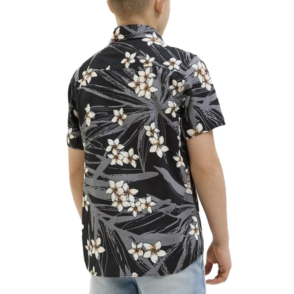 Chemise Noir à Motifs Garçon Jack & Jones Hawaii 2