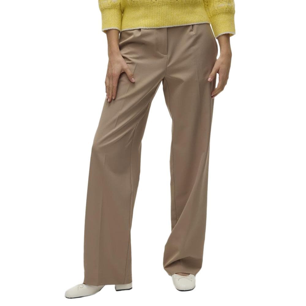 Pantalon Tailleur Camel Femme Vero Moda Raya 1