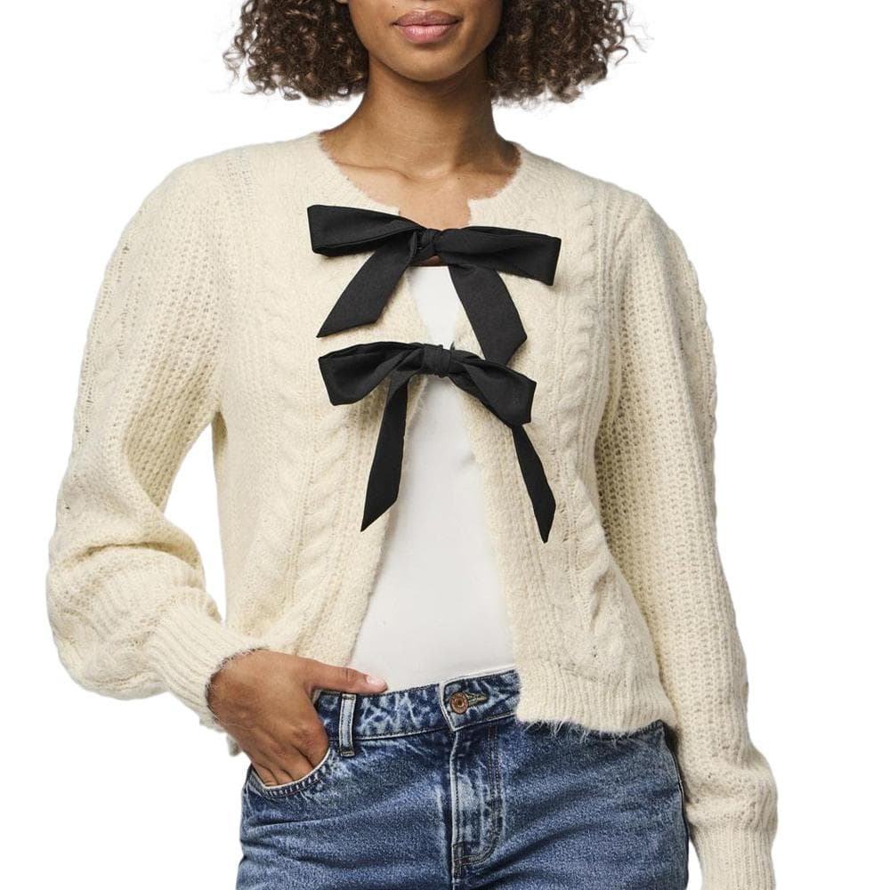 Gilet Beige Femme Pieces Cow 1