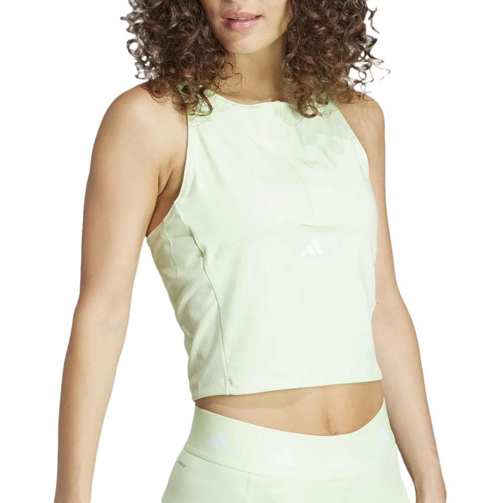 Haut Vert Femme Adidas Print Cro 1