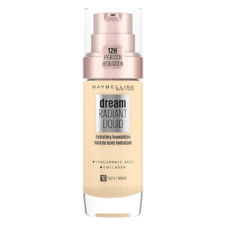Fond de teint Dream Radiant Liquid Gemey Maybelline 10 Ivoire 1