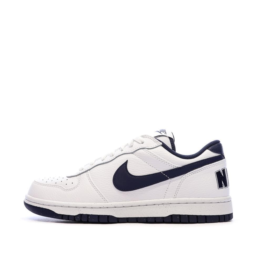 Baskets Blanches/Marines Homme Nike Big Nike Low 1
