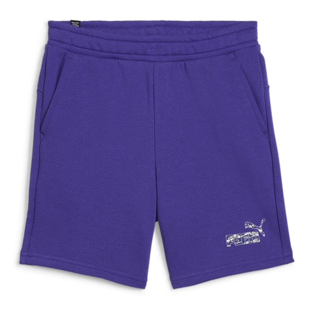 Short Bleu Garçon Puma Camo 1