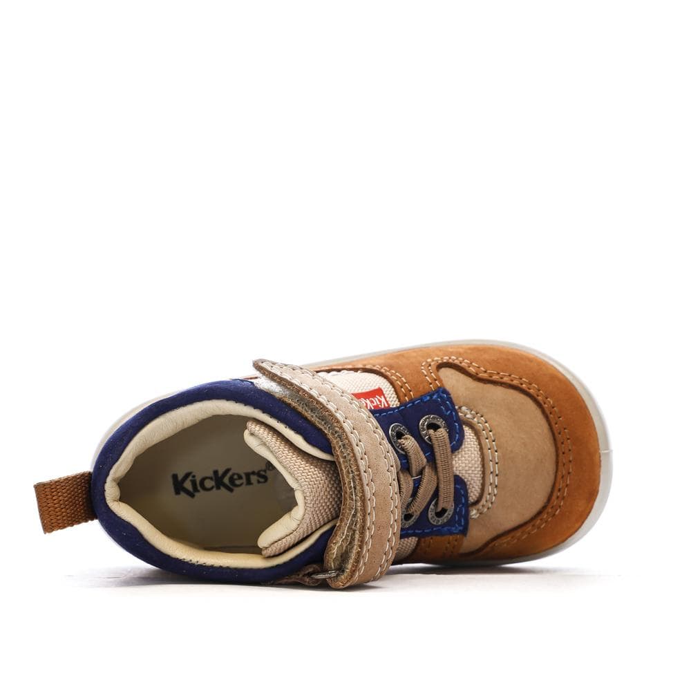Baskets Hautes Marron/Beige Garçon Kickers Bottillon 4