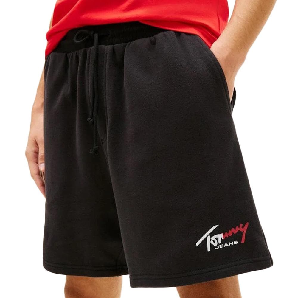Short Noir Homme Tommy Hilfiger Tjm Signature 1