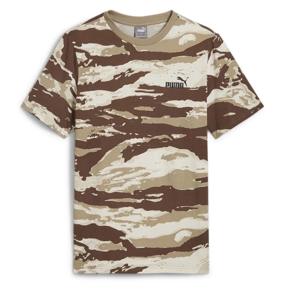 T-Shirt Marron/Beige Homme Puma Camo 1