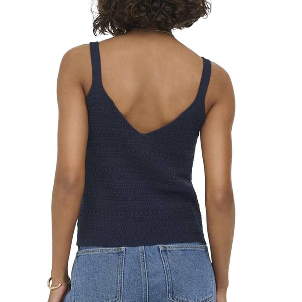 Débardeur Marine Femme Jdy Tropica 2
