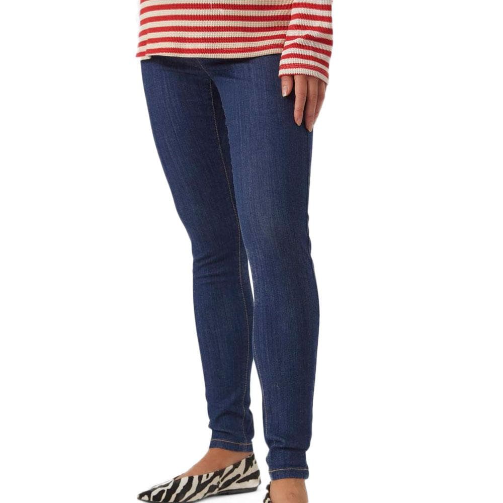 Jeans Skinny Bleu Foncé Femme Mamalicous Cilia 1