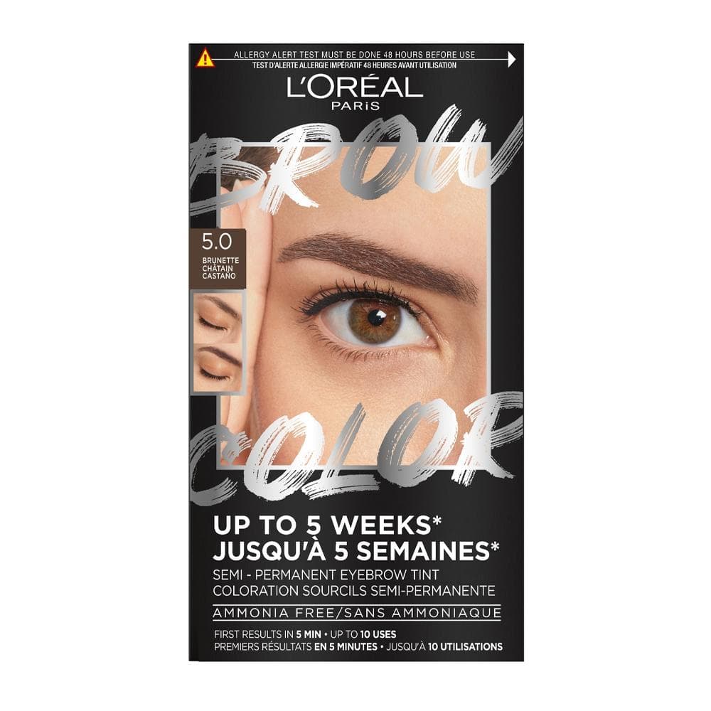 Brow Color Coloration Sourcils Semi-Permanente L'Oréal Paris 5.0 Brunette 1