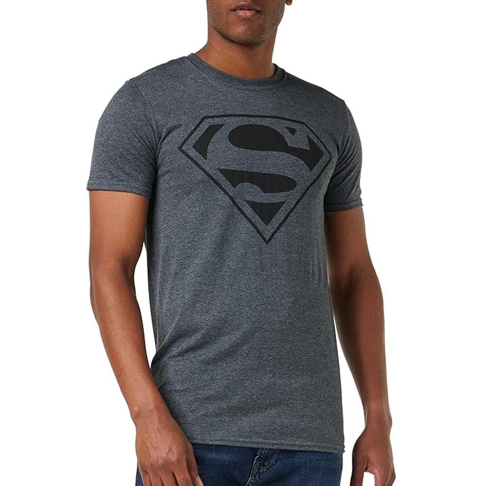 T-Shirt Gris Homme Comics Mono Superman 1