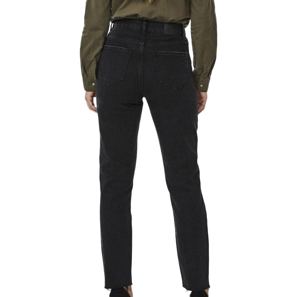 Jean Taille Haute Noir Femme Vero Moda Cut 10247008 2