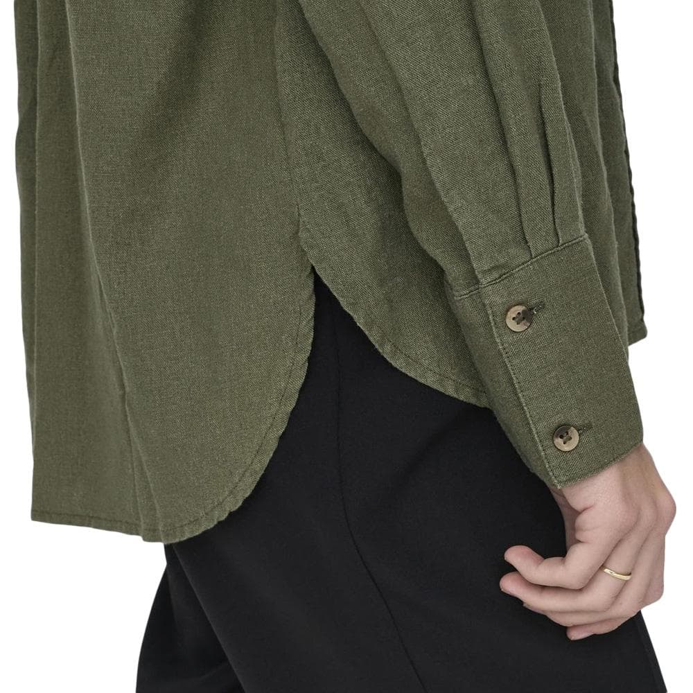 Chemise Kaki Femme JDY Linen 2