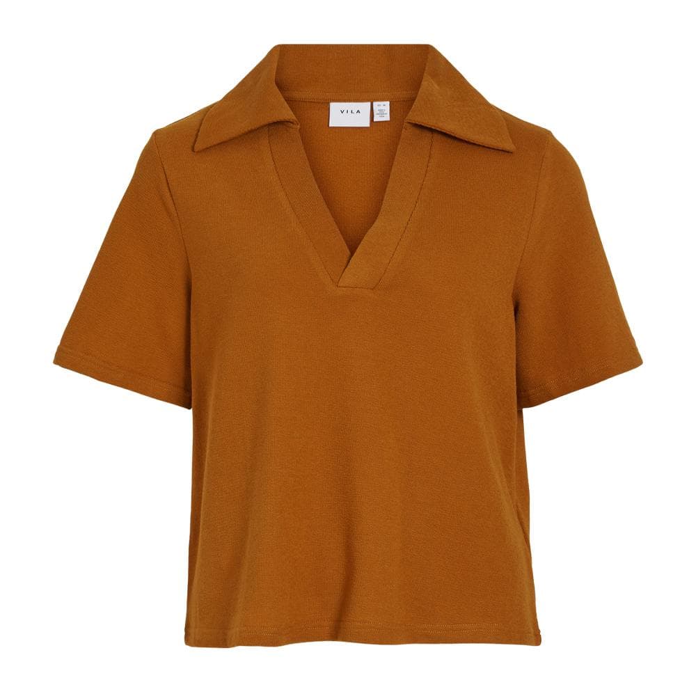 T-shirt Orange Femme Vila Vialos 1