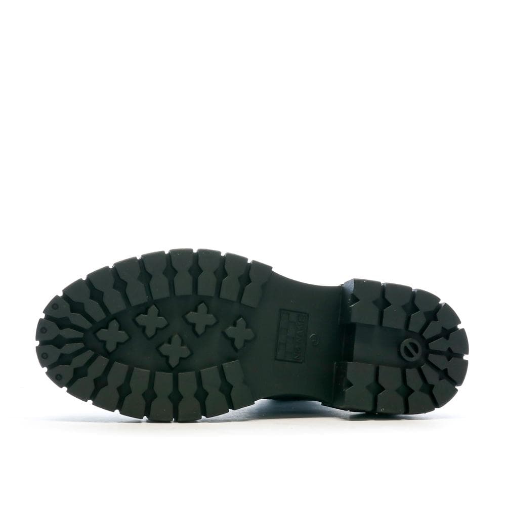 Boots Noir Croco Femme No Name Kross Low 4