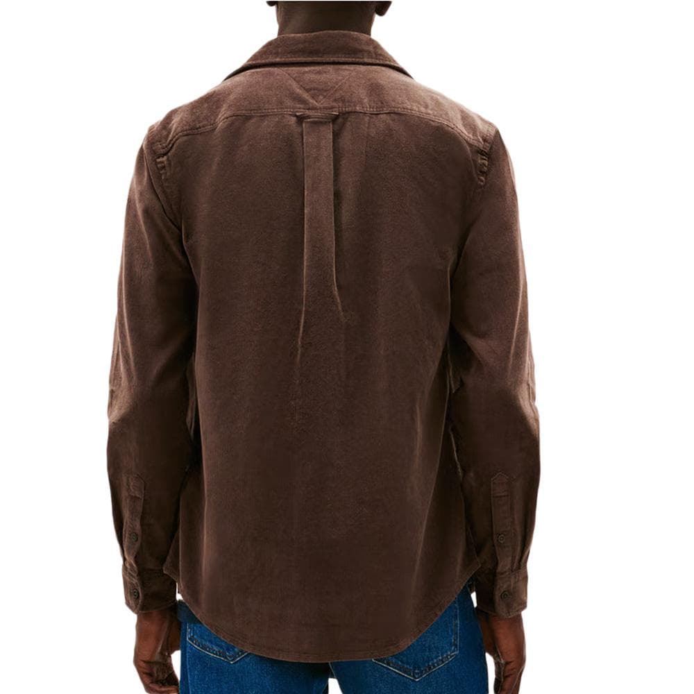 Chemise Marron Homme Tommy Hilfiger Cord 2