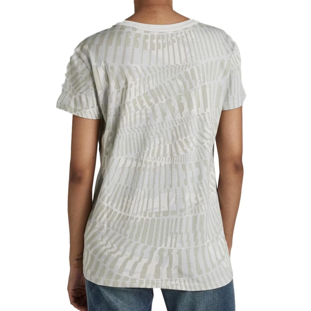 T-shirt Gris Femme All Over Print D21210 2