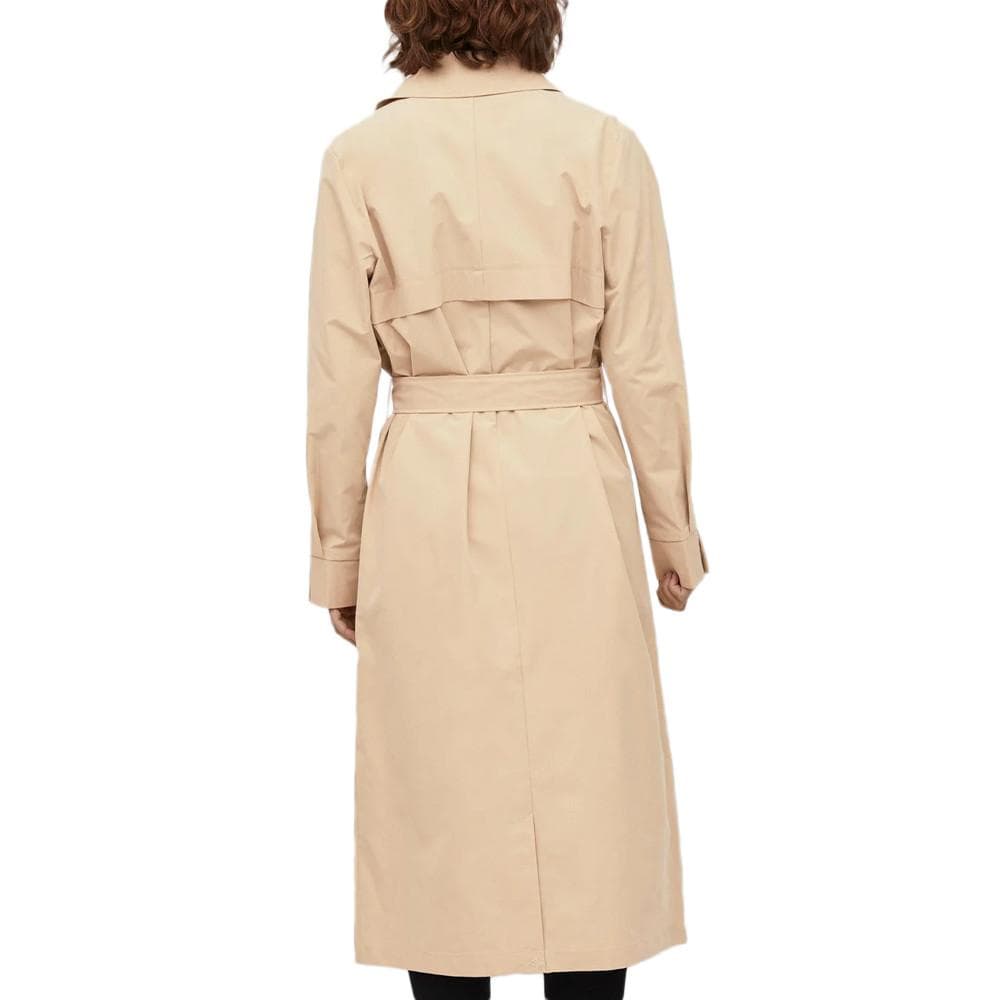 Trench Long Beige Femme Vila Mersin 2