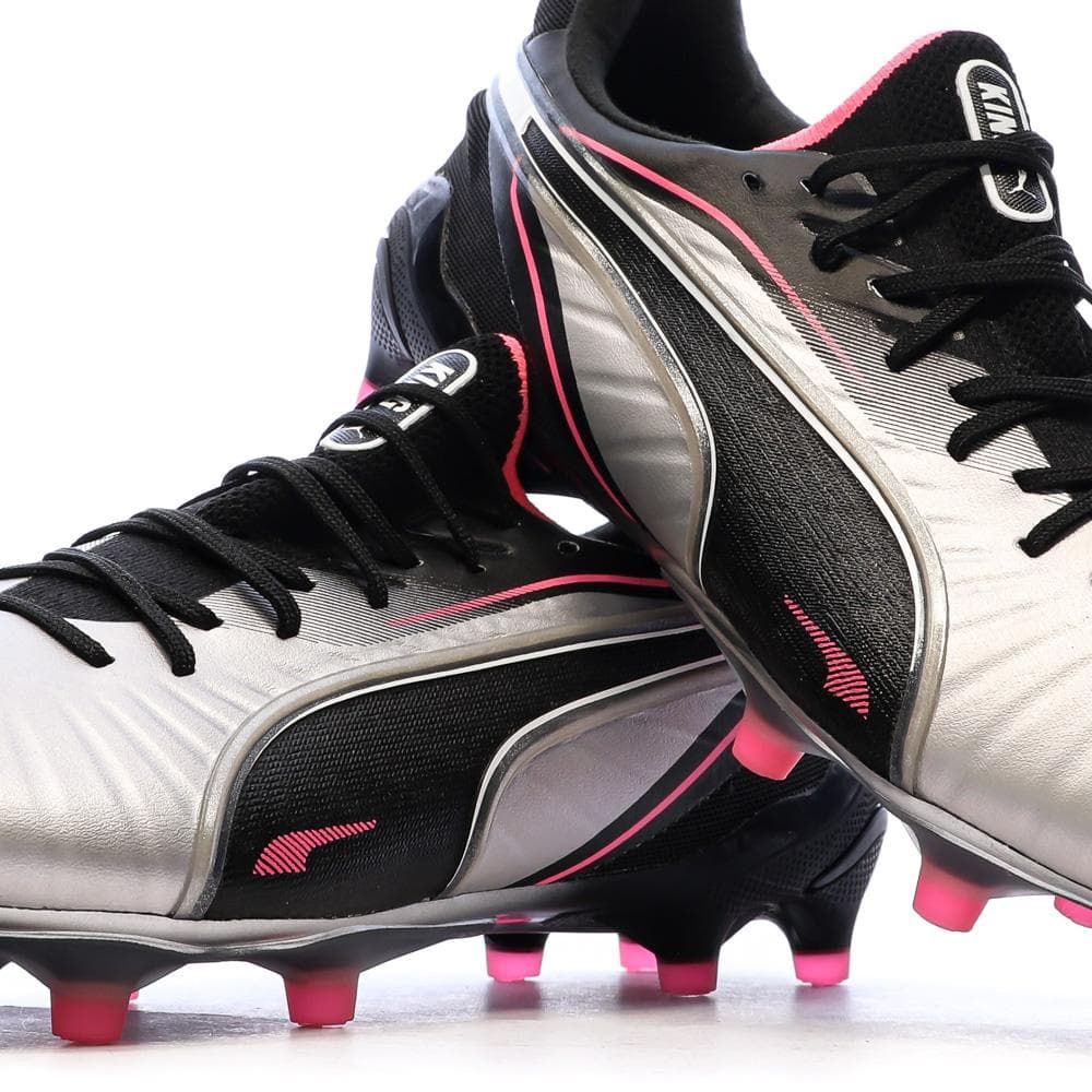 Chaussures de Football Grises/Noires Homme Puma King Ultimate 7