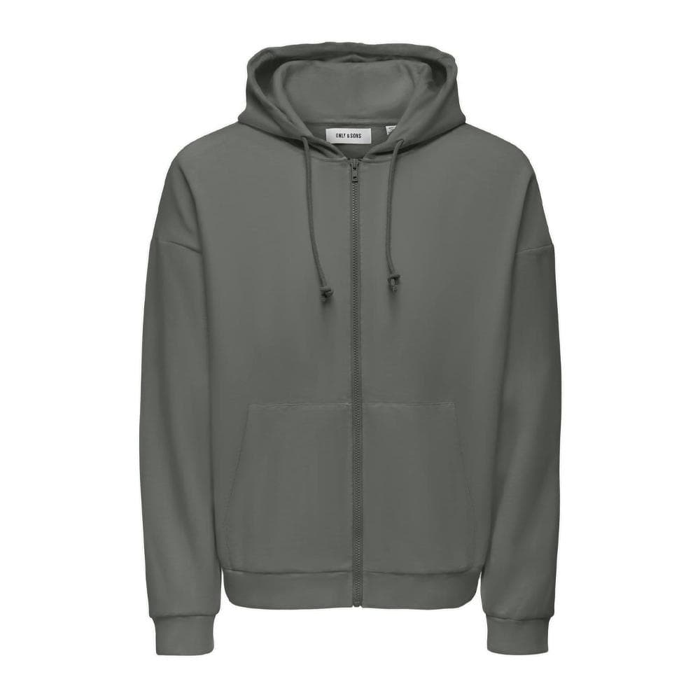 Sweat Zippé Kaki Homme Only & Sons Chase 1