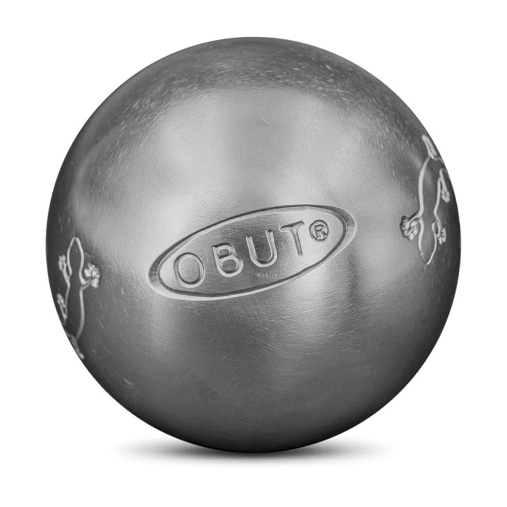 Jeu de trois boules de pétanques Inox Mixte Obut Salamandre 2