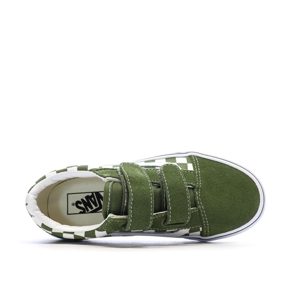 Baskets Kaki Enfant Vans Old Skool 4