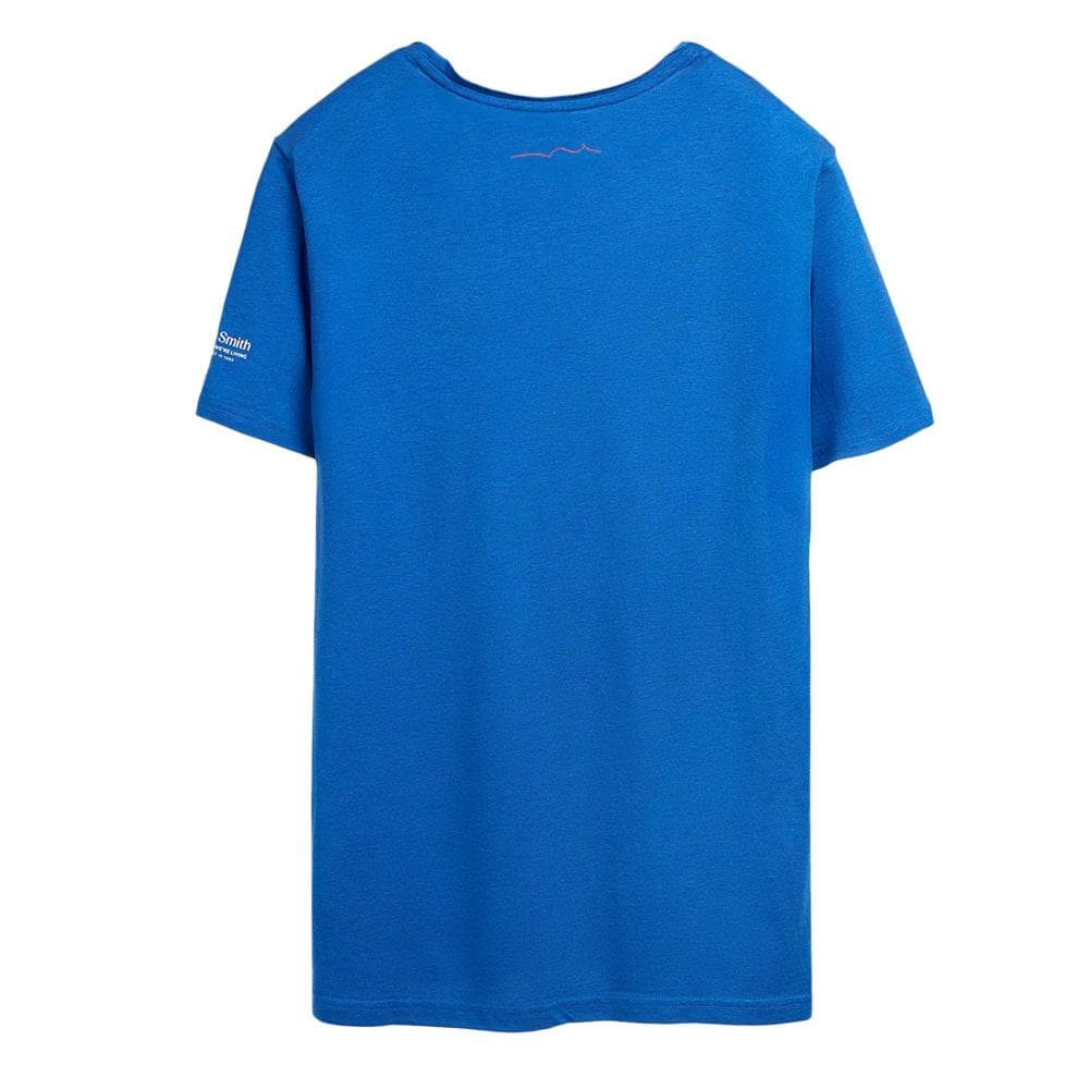 T-shirt Bleu Homme Teddy Smith T-geo 2