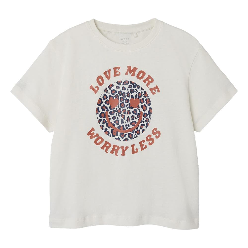 T-shirt Blanc Fille Name it Nyla 1