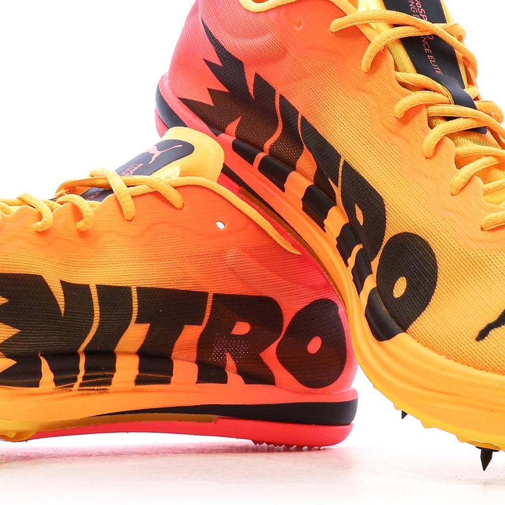 Chaussures d'athlétisme Jaune/Rose Homme Puma Evospeed Long Distance Nitro Elite 2 7
