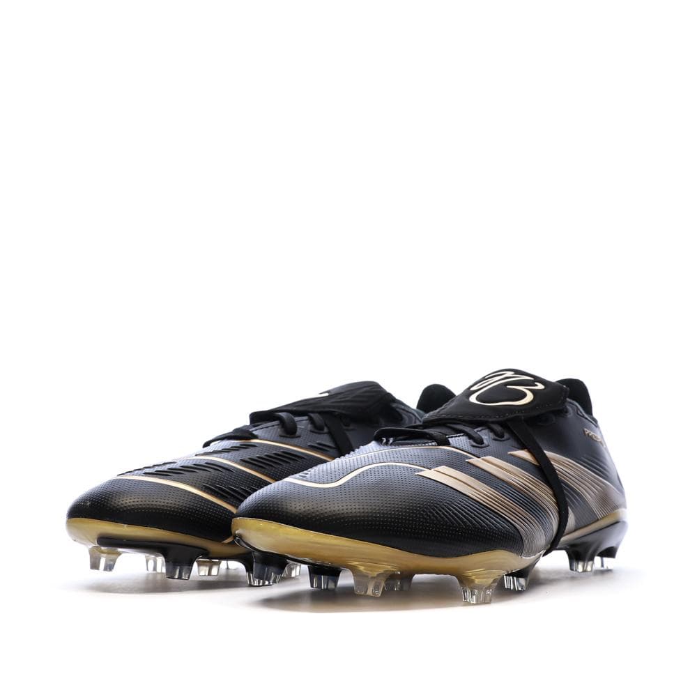 Chaussures de Foot Noir/Doré Adidas Predator League FT FG JB 6