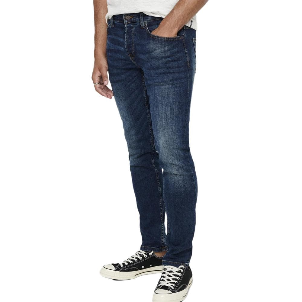 Jean Bleu foncé Homme Only & Sons weft 1