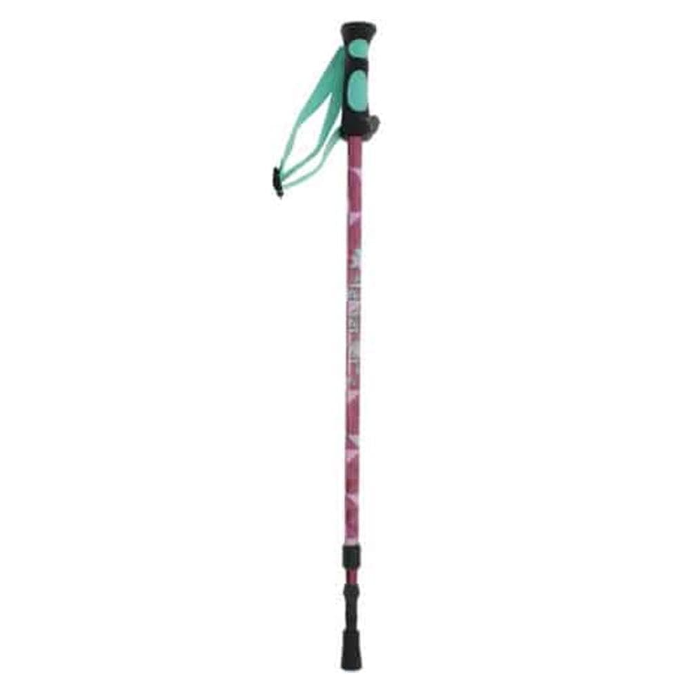 Bâton de randonnée long grip Rouge/Blanc Homme Élémentaire EVA PISALO 1