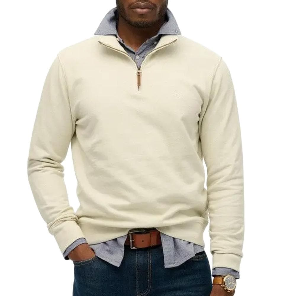 Sweat Blanc Homme Superdry Classic Essential 1