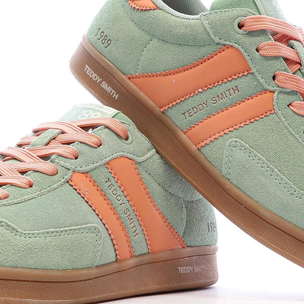 Baskets Verte/Orange Femme Teddy Smith 120519 7