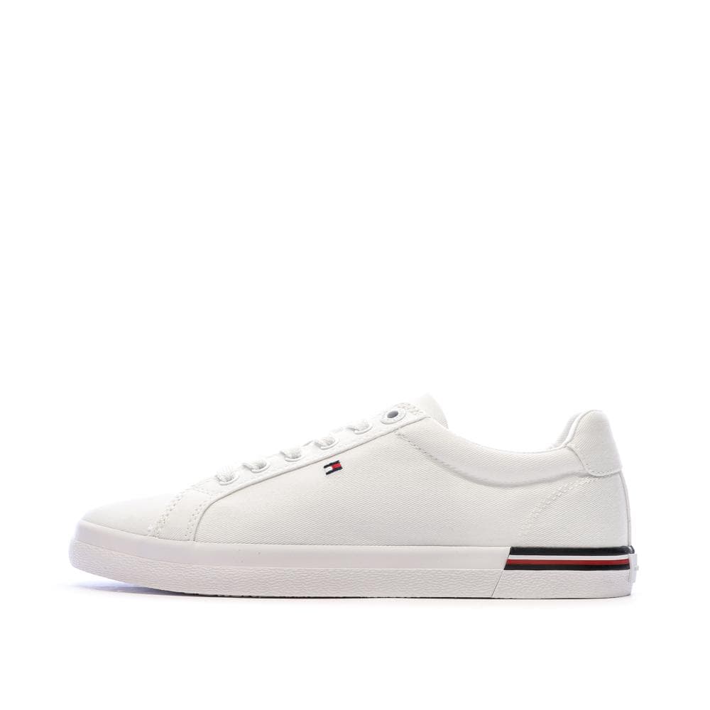 Baskets Blanches Femme Tommy Hilfiger Essential Stripes Sn 1